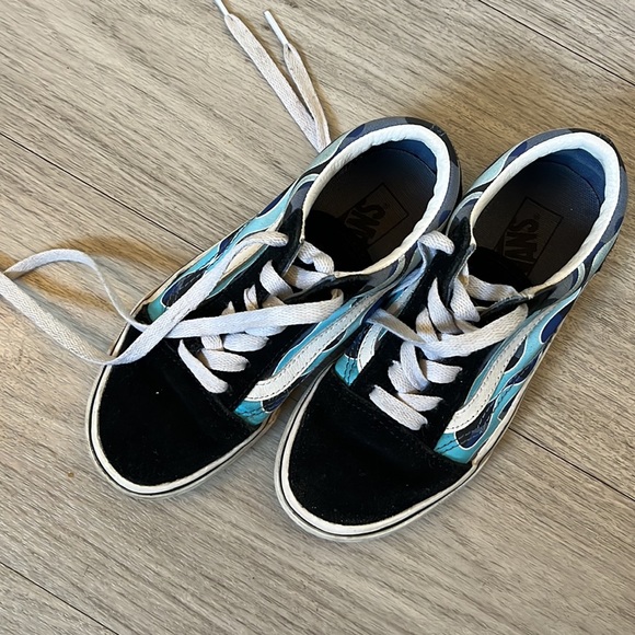 Vans Old Skool BLUE FLAMES - Picture 4 of 5